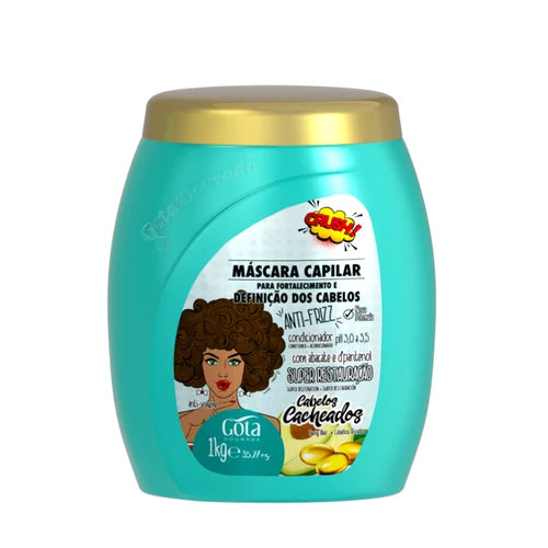 Gota Dourada Masque Cheveux Bouclés - 1kg