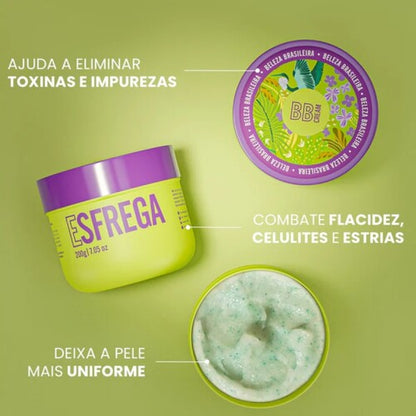 Kit Soin Raffermissant Beleza Brasileira : Gommage Exfoliant et Crème Bumbum