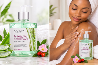 Anadia Gel Aloe Vera Et Rose Musquée - 500 ml