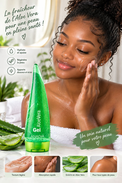 Gel Corporel Hydratant à l'Aloe Vera Anadia