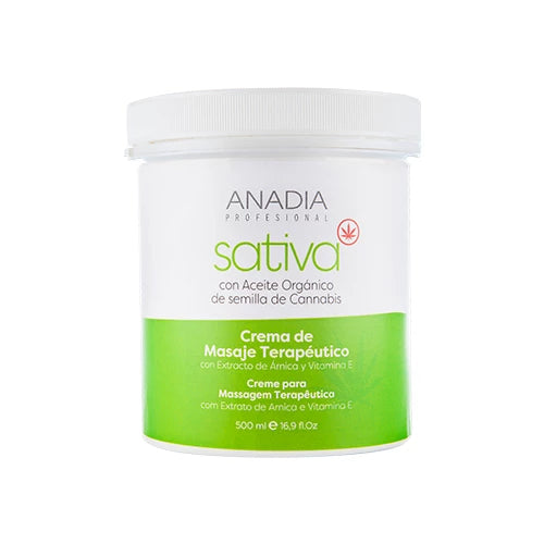 Crème de Massage Thérapeutique Anadia Sativa à l'Huile de Chanvre