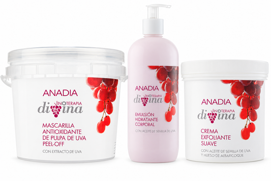 Coffret Peau Renouvelée Anadia : Soins Vinothérapie