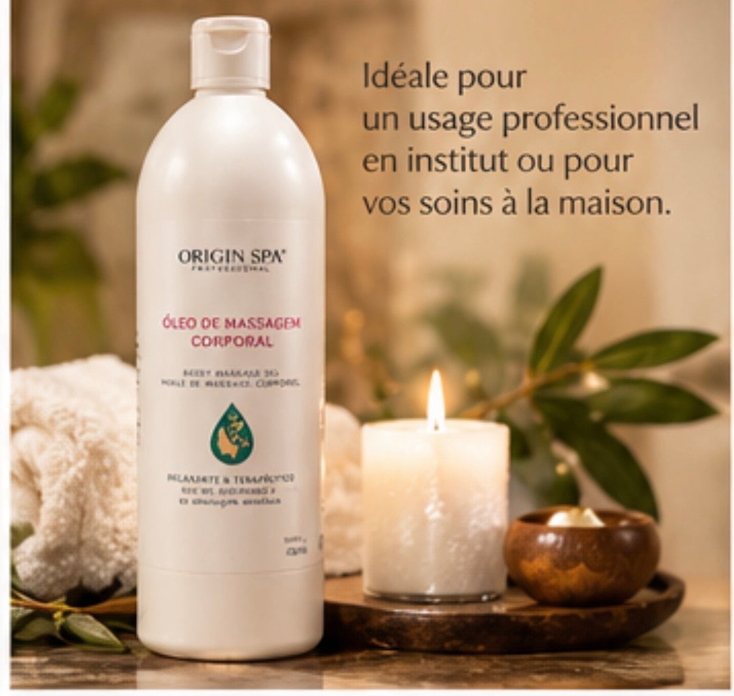 Huile de Massage Corporel Relaxante et Thérapeutique Origin Spa