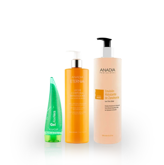 Coffret Hydratation Corps Anadia – Aloe Vera, Argan &amp; Carotte